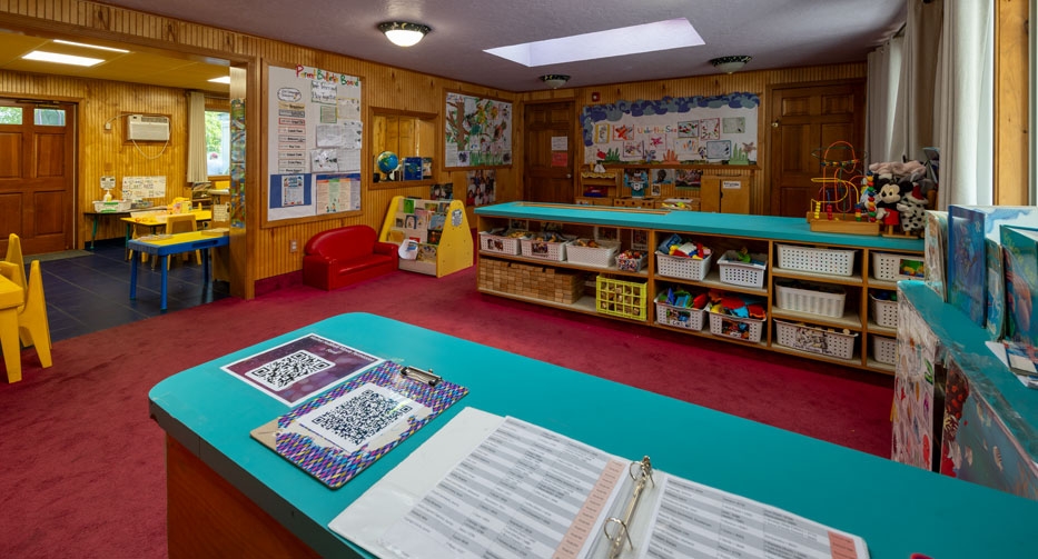 Classroom for little kids at Mother Hubbard Preschool