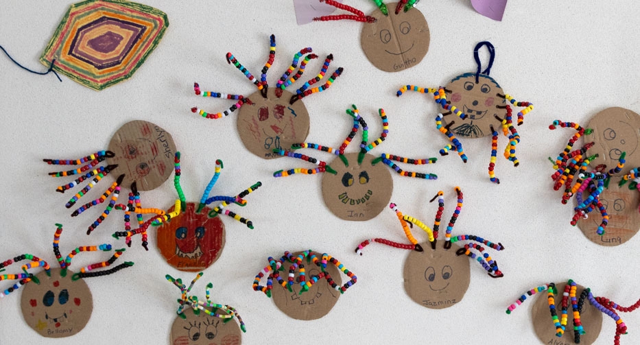 Arts and crafts fun at Mother Hubbard Preschool