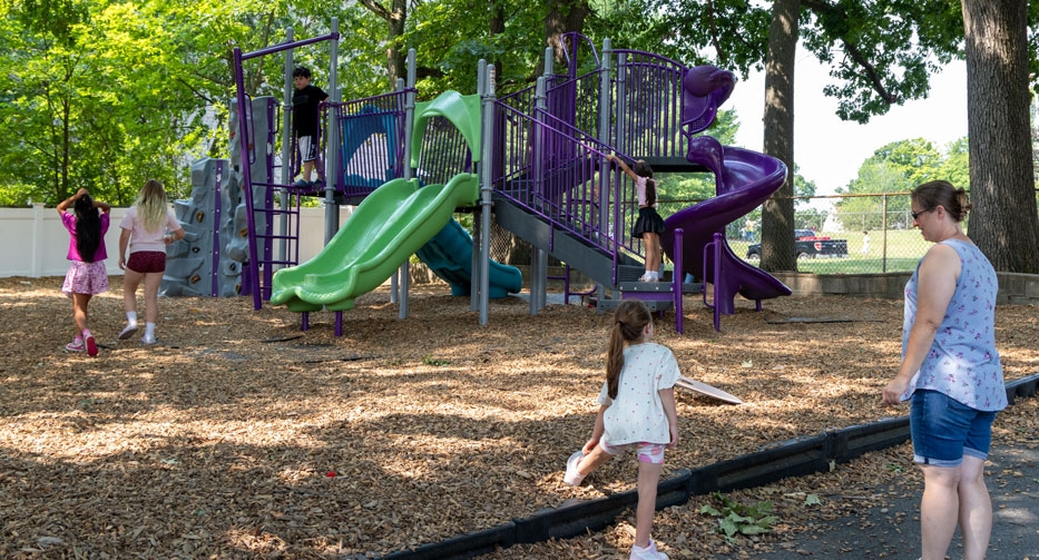 Playground area at Mother Hubbard Preschool