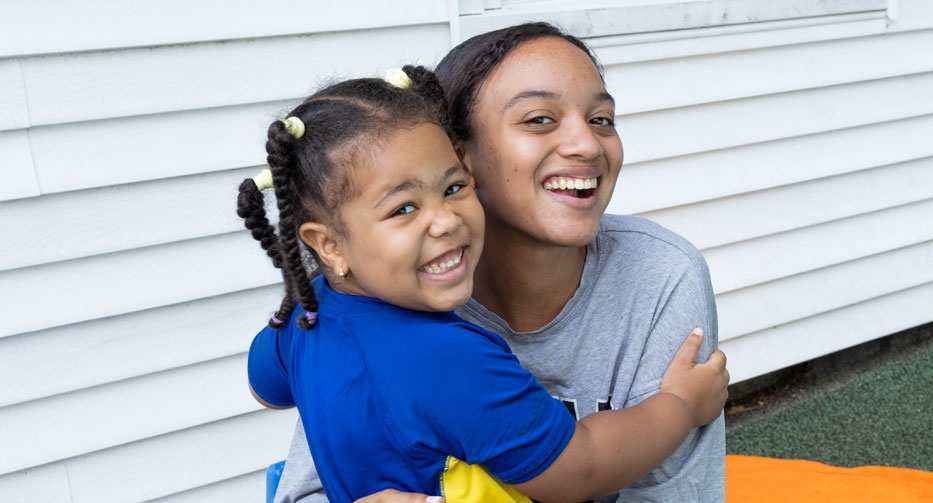 Kids love the teachers at Mother Hubbard Preschool